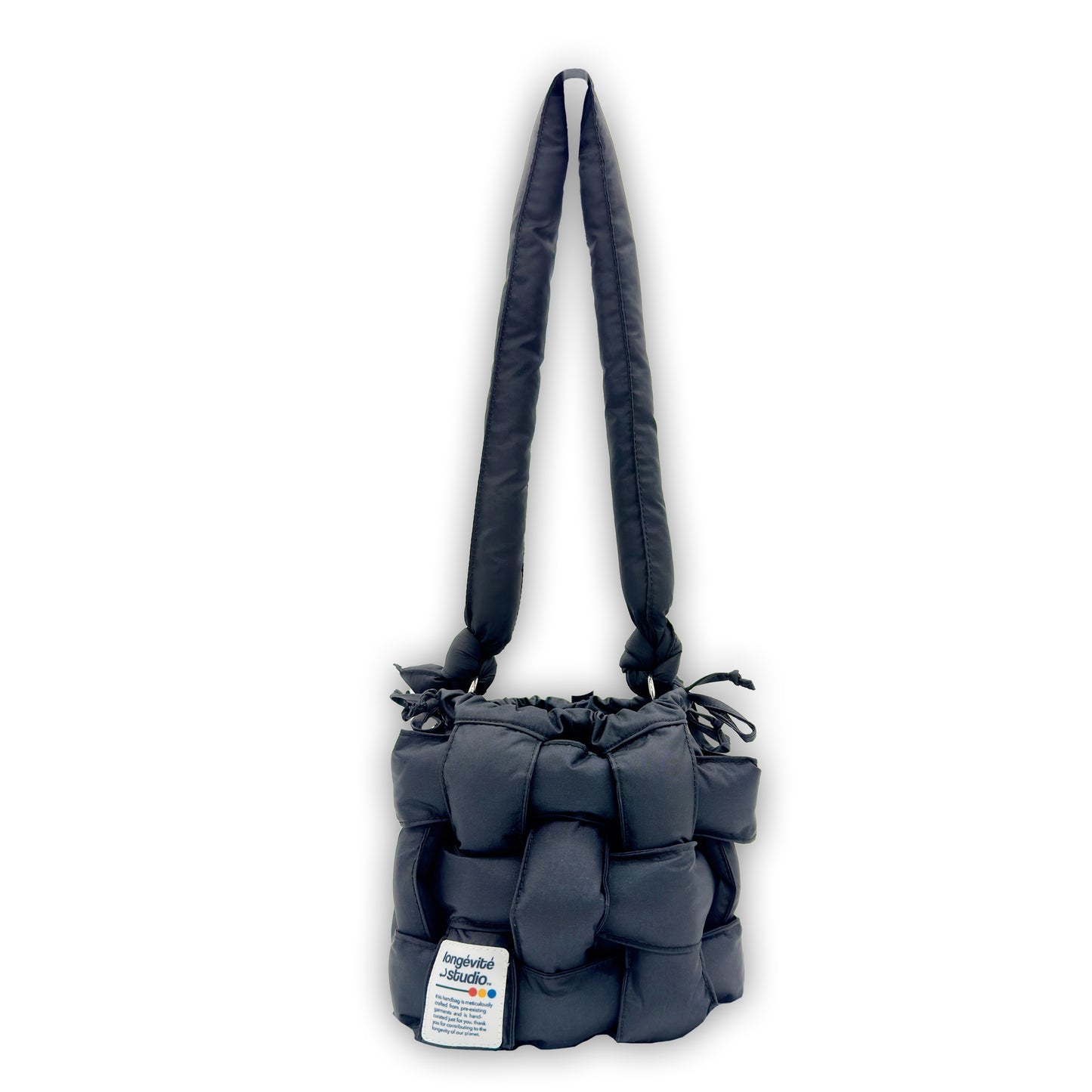 Mini Woven Bucket Bag