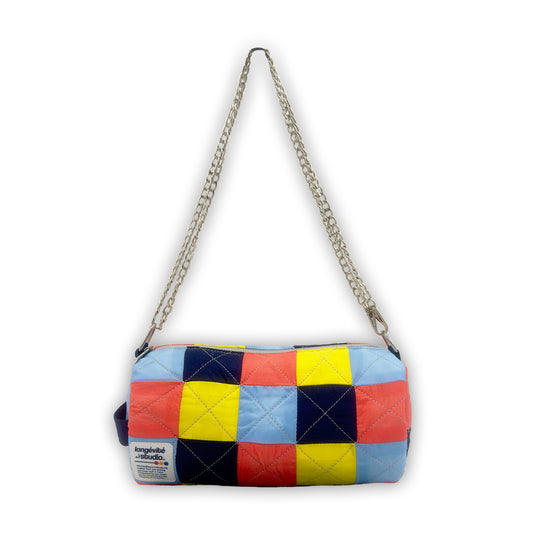 Mini Patchwork Barrel Bag