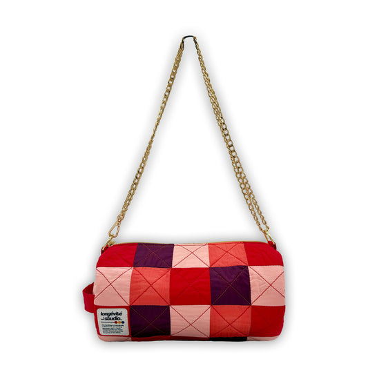 Mini Patchwork Barrel Bag